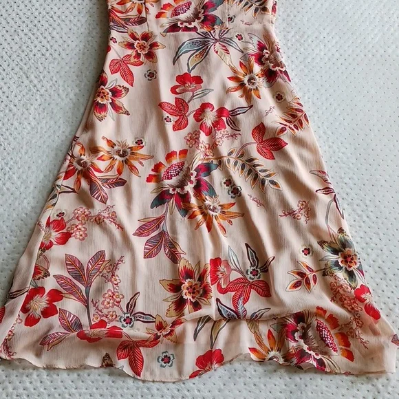 Sanctuary - Jolynn Wrap Midi Dress in Desert Floral Size 4 - Picture 9 of 14